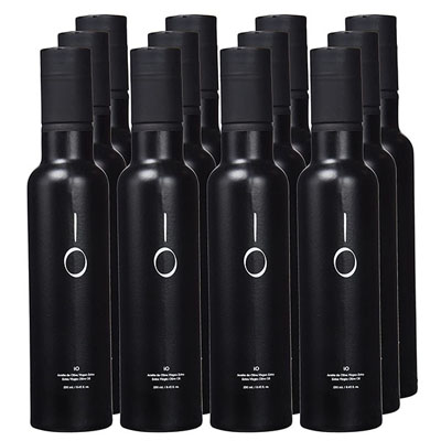【推荐】西班牙iO Premium黑瓶装特级初榨橄榄油 12 x 250 ml